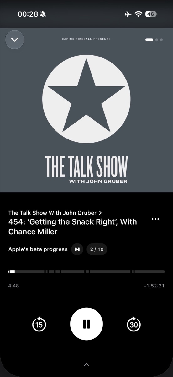 Current on iPhone